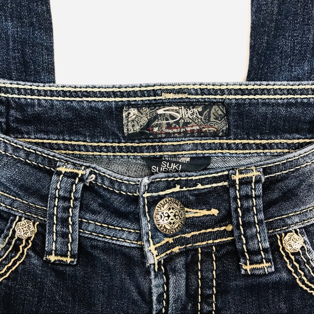 Silver Suki Surplus Bootcut dark wash jeans Sz 28 - Picture 3 of 7